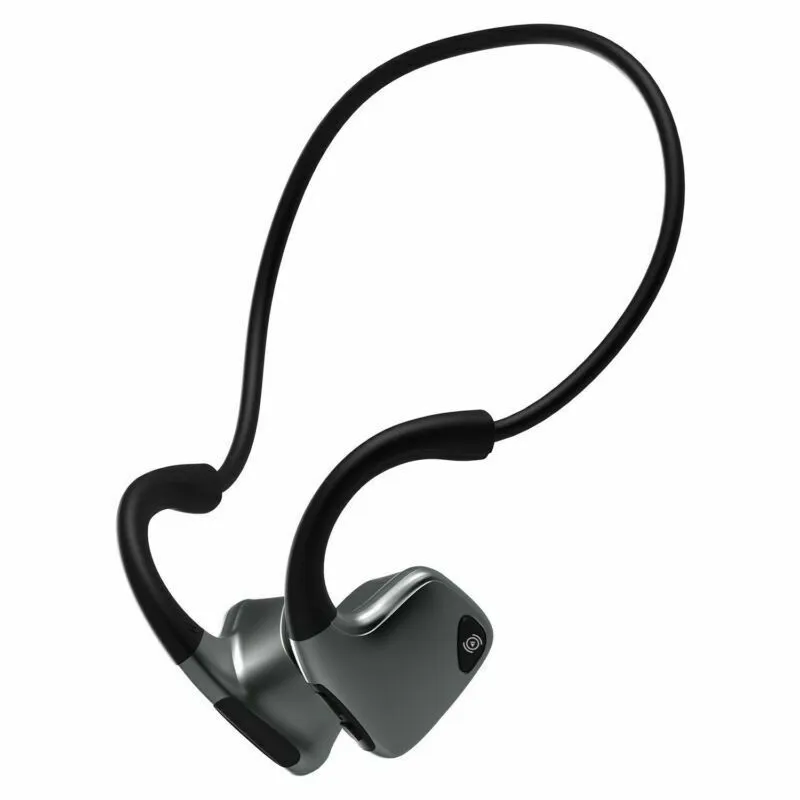 Черный R9 5,0 костной проводимости Bluetooth наушники гарнитуры Беспроводные спортивные наушники громкой связи беспроводные наушники для смартфонов - Цвет: Черный