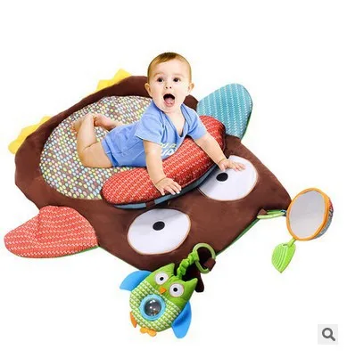 

Infants Owl Blanket Game Blanket Baby Creeping Mat Suitable 0-3-Year-Old Baby Game Mat Activity Pad