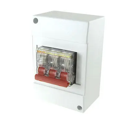 

AC 400V 25A 3P Transparent Mini Circuit Breaker MCB with Housing