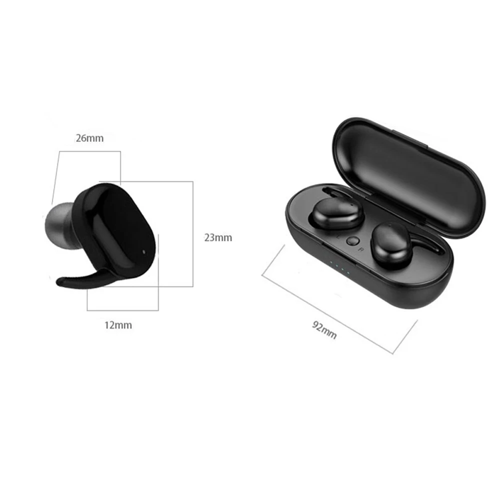 С зарядным устройством стерео в ухо Bluetooth 5,0 стабильный двойной наушник мини-подарок с сенсорным управлением микрофон беспроводные наушники звук