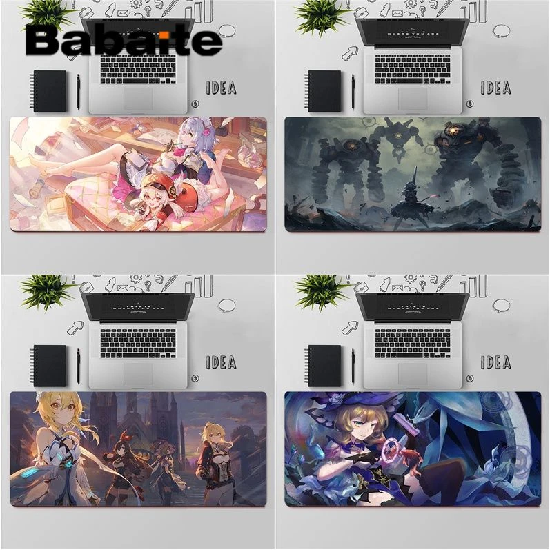 Babaite High Quality Genshin Impact Klee Mona Durable Rubber Mouse Mat Pad Free Shipping Large Mouse Pad Keyboards Mat Mouse Pads Aliexpress