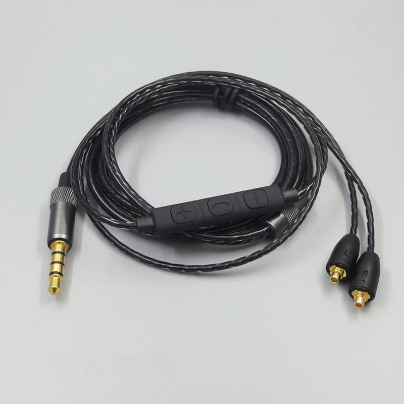 1* кабель для наушников сделай сам для наушников Запасные детали провода для SE 215 315 425 535 846