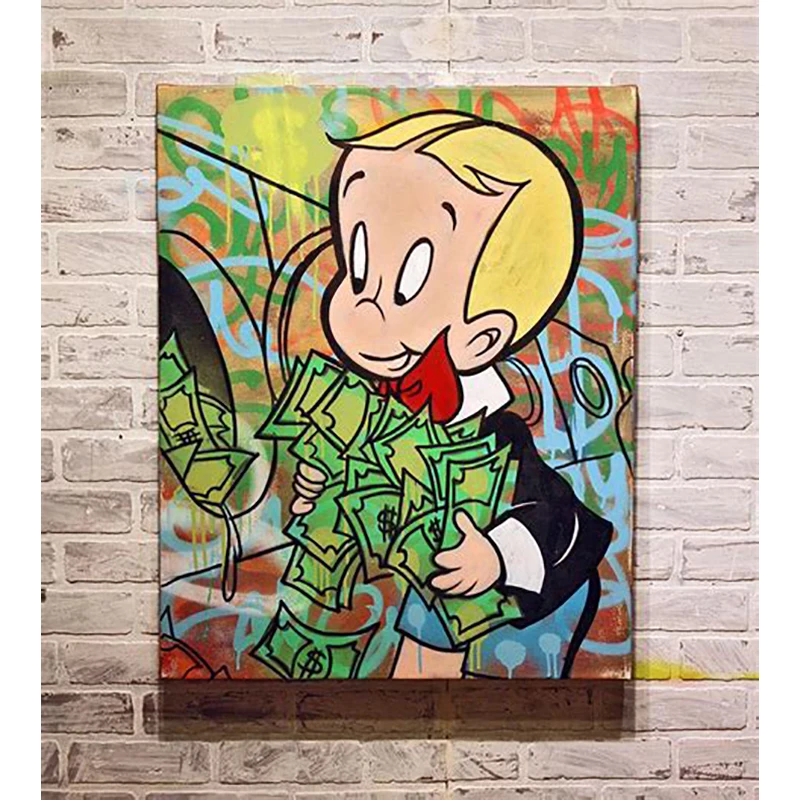 haoziggdeshoop Modulaire Toile HD Impressions Mur Art Le Petit Prince Affiche Peintures Gar/çons Chambre Anime Home Decor Nordique Photos （wupzl-1） 40x50cm