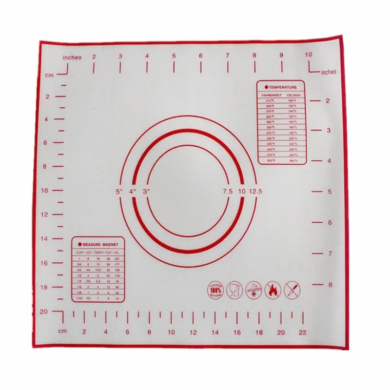 60x40 см силиконовый коврик для теста термостойкость прокатки паста муки Настольный коврик приборы для выпечки лист для выпечки, тортов подкладка под посуду для выпечки