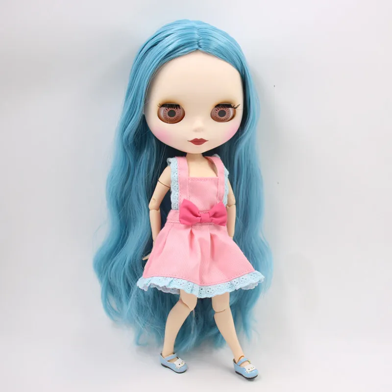 Fortune Days 1/6 bjd кукла шарнирное тело № BL2749/280 голубые волосы новое матовое лицо с 4 цветными глазами DBS Подарочная игрушка по индивидуальному заказу