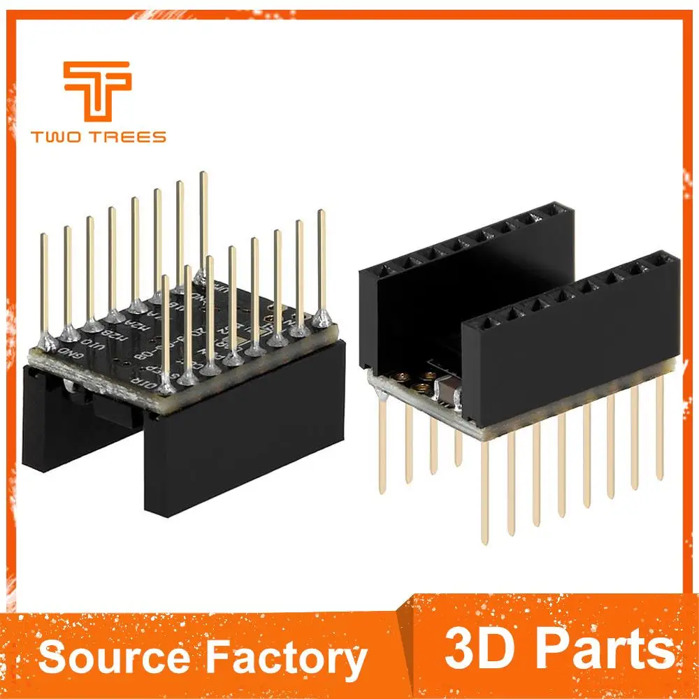 

2pc Silent Step Stick Protector Stepper Motor Drives Away Grain Filter Jutter Elimination For TMC2100 TMC2208 TMC2130 LV8729
