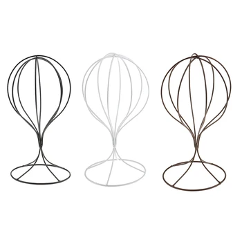 

Durable Stable Metal Hat Cap Rack Wigs Holder Storage Display Stand Shelf for Men & Women Home Shop Salon