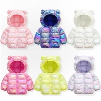 

2020 New Cartoon Children's Down Padded Coat For Boys And Girls suit For Baby Girl Thicken Kidswinter Jackets Girls 1-5 Years