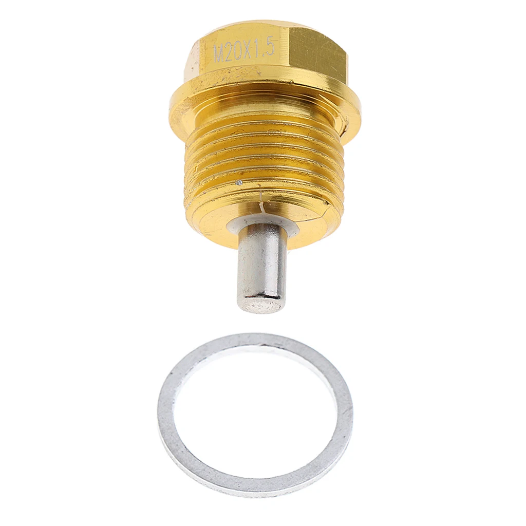 

High Quality M12x1.5 Magnetic Engine Oil Pan Drain Adsorb Plug Bolt gold