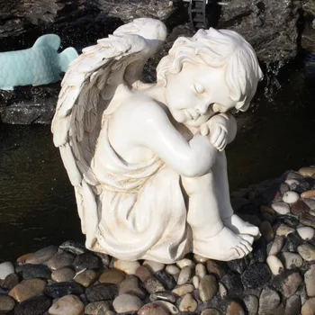 

Cute Angel Decoration Craft Garden Decoration Villa Decoration Creative Outdoor European-Style Decoration fairy garden miniature