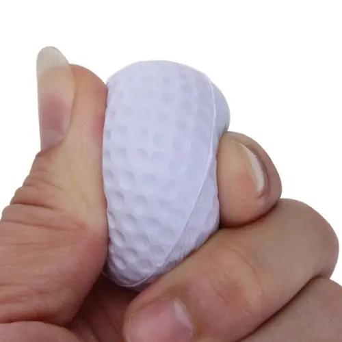 Новый-мяч для гольфа для тренировки мяча из мягкой полиуретановой пены-белый