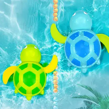 

Baby Bath Toy Swimming Small Turtle Clockwork Playing Water Bathtub For Kids Children Boys Girls