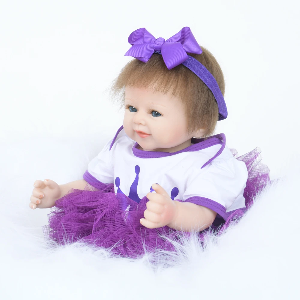 48 см Bebe Reborn Мягкие силиконовые реалистичные игрушки для детей Детские Силиконовые куклы Menina Дети День рождения Рождественский подарок кукла для детей