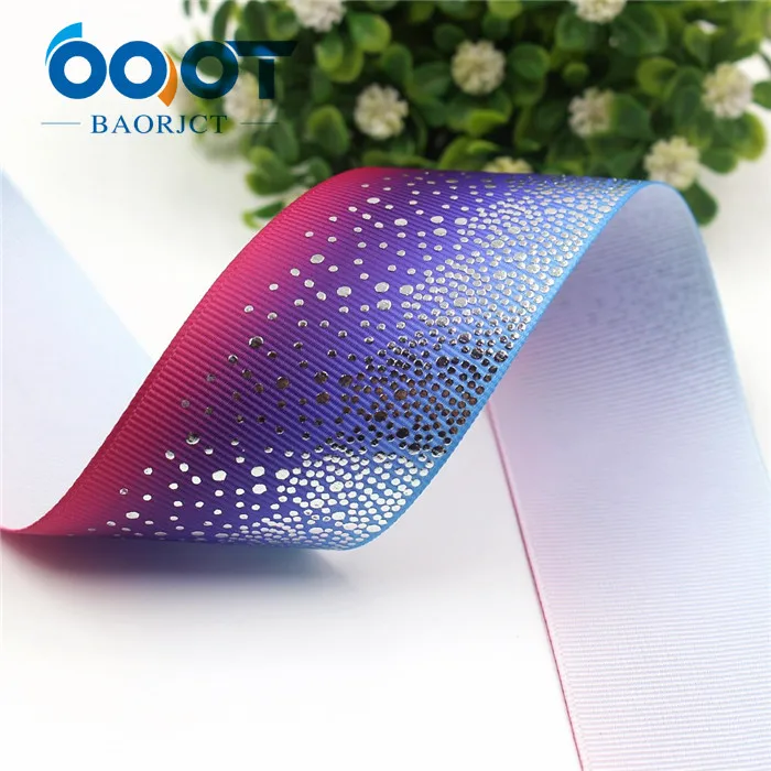 I-19911-2126 OOOT BAORJCT I-19911-2126, 38 мм, 10 ярдов красочные градиентные бронзовые корсажные ленты, лук крышка DIY, fitas para artesanato - Цвет: I-19911-2126