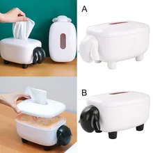 С милой овечкой; тканевая коробка с крышкой Специальная праздничная Бумага Полотенца коробка бытовой коробка-держатель для салфеток дома Кухня Коробки Организатор аксессуары ванной комнаты