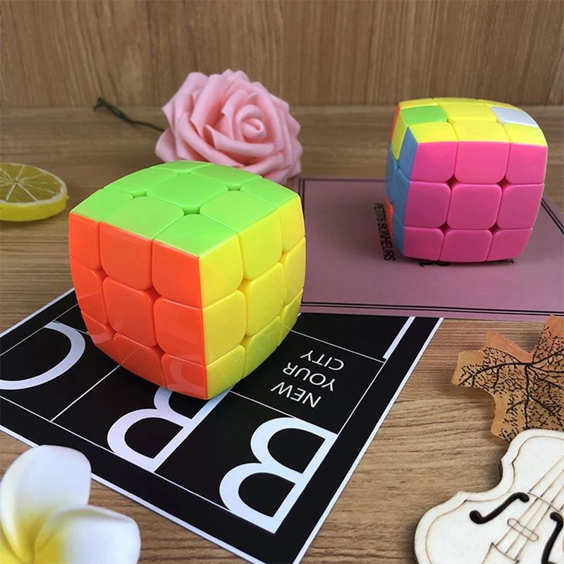 Z cube 3x3x3 Хлебница пилованная кубик без наклеек головоломка на скорость волшебный куб головоломка игрушка для детей взрослых подарки-красочные