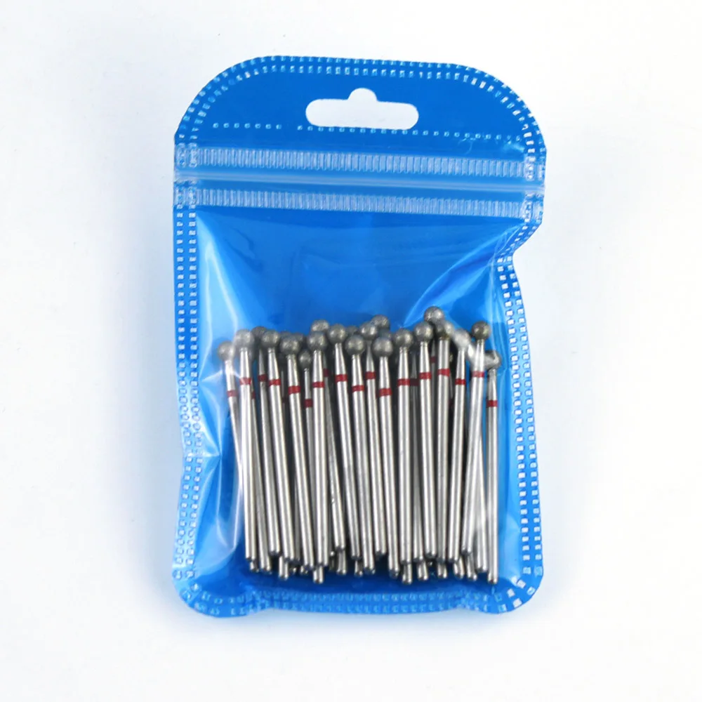 50pcs Diamond Nail Drill Bit for Electric Manicure Machine Accessories Nail Art Tools Polish Remover Mills Cutter Nail Files