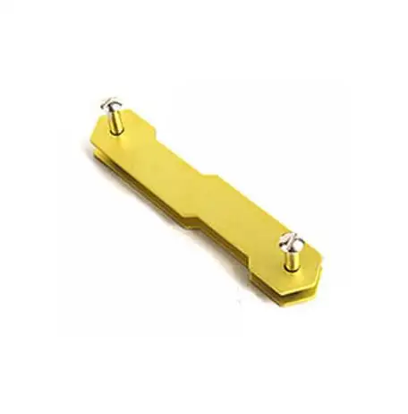 EDC Key Organizer Clip Keys Smart Holder Folder Keys Wallet Housekeeper Keychain Flexible Key Holder Clip YELLOW
