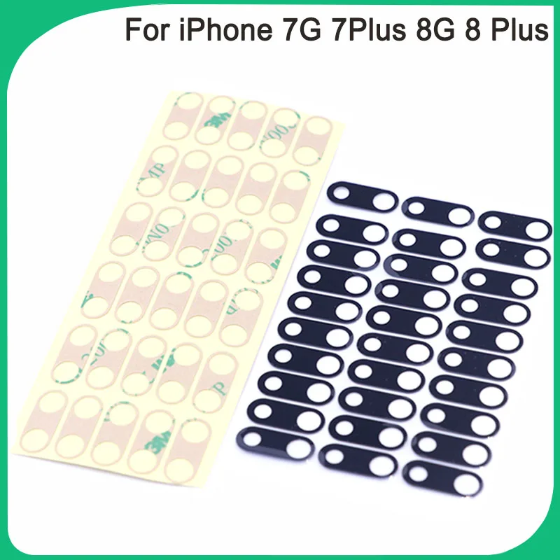 

50pcs Rear 5G 5S SE 6G 6S 7G 8G Back Camera Glass Lens Cover For iPhone 6 6P 6SP 7P 8P Camera Lens With Sticker Without Frame