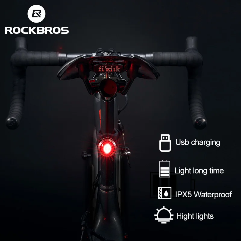 Велосипедный задний фонарь ROCKBROS светодиодный для горных велосипедов 200 800 ампер