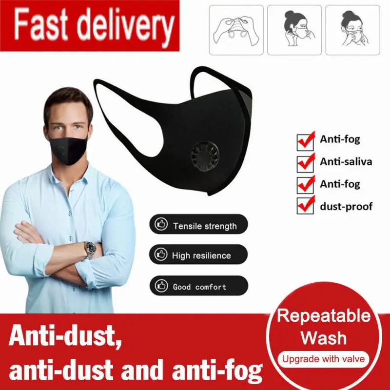 

Washable Reusable Fabric Protective Anti Dust Fog PM2.5 Breathable Sponge Child Adult PK ffp3 fpp3 n95 Facial Masks Makeup Tools