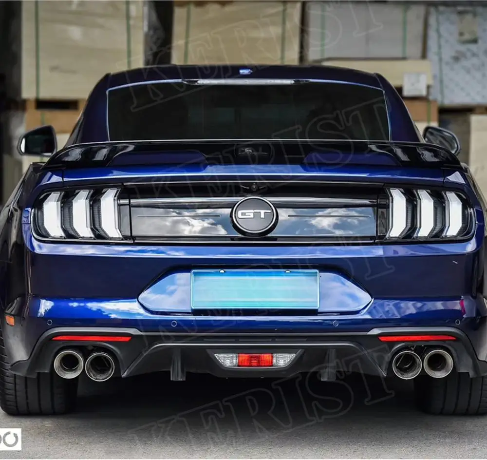 Углеродное волокно GT500 стиль задний багажник спойлер крыло, пригодный для Ford Mustang Coupe высокое качество