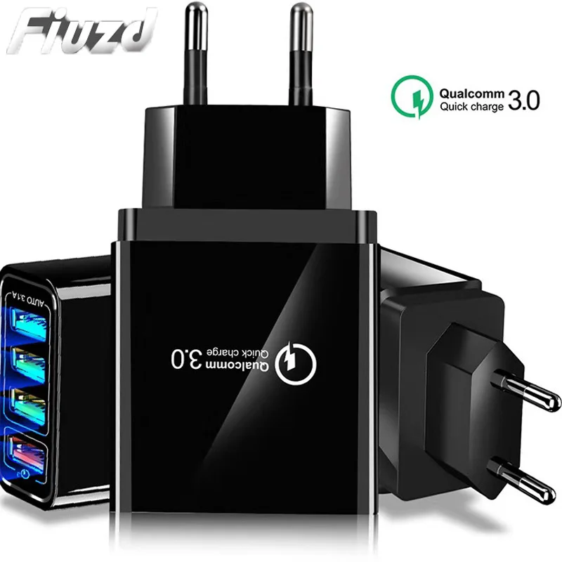 QC 3 0 USB зарядное устройство для телефона huawei p30 p20 p10 p 30 20 10 pro lite дорожное Xiaomi 9t 8 Redmi