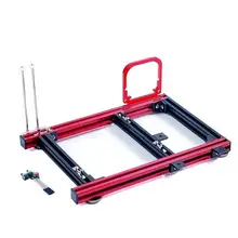 DIY açık çerçeve PC kasa 20*20 alüminyum alaşım bilgisayar kasası blokları çıplak çerçeve için M-ATX anakart