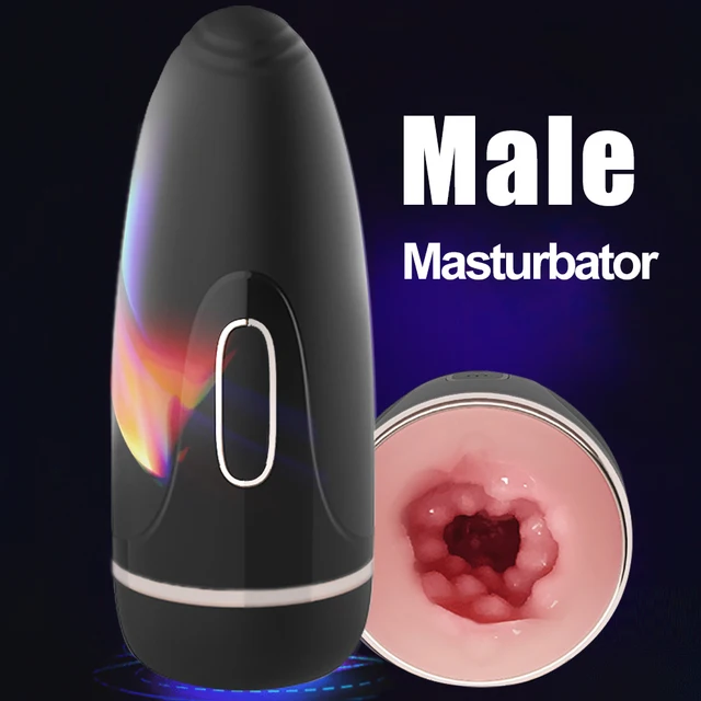 Male Masturbator Realistic Vagina Pocket Pussy Powerful Vibration Waterproof Masturbators Adults 18 + Sex Toys for Men 1