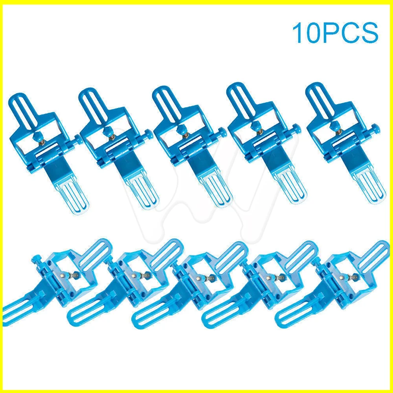 

10 X Dental Blue Lab Disposable Articulator Tooth Plastic Denture Articulators