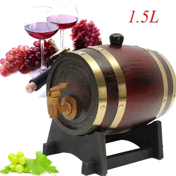 

1.5/5/10/20L Oak Pine Wine Barrel Storage Special Barrel Storage Bucket Beer Casks More Mellow And Flavorful