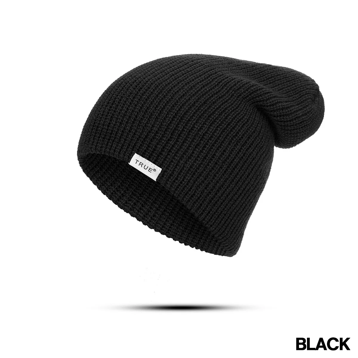 black YEABIU, модные женские шапки, зимняя женская шапка для мужчин, теплые женские шапки бини, Хлопковые вязаные женские шапки с черепом, мужские шапки Skullies - Цвет: black