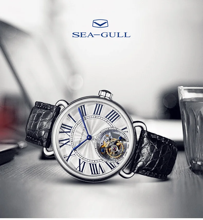 Часы с Чайкой турбийон механические часы парные часы из нержавеющей стали прозрачные часы Скелетон часы люксовый бренд