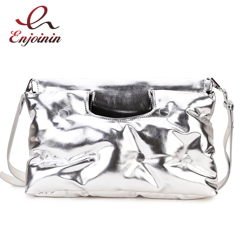 

Soft Pu Leather Down Space Pillow Design Fashion Women Purses and Handbags Clutch Bag Envelope Crossbody Bag Designer Bag Bolsa