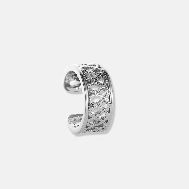 Серьги-клипсы в виде кости уха, модные серьги-клипсы в виде манжет, Индивидуальные Панк серьги-клипсы для женщин, вечерние ювелирные изделия - Окраска металла: 16