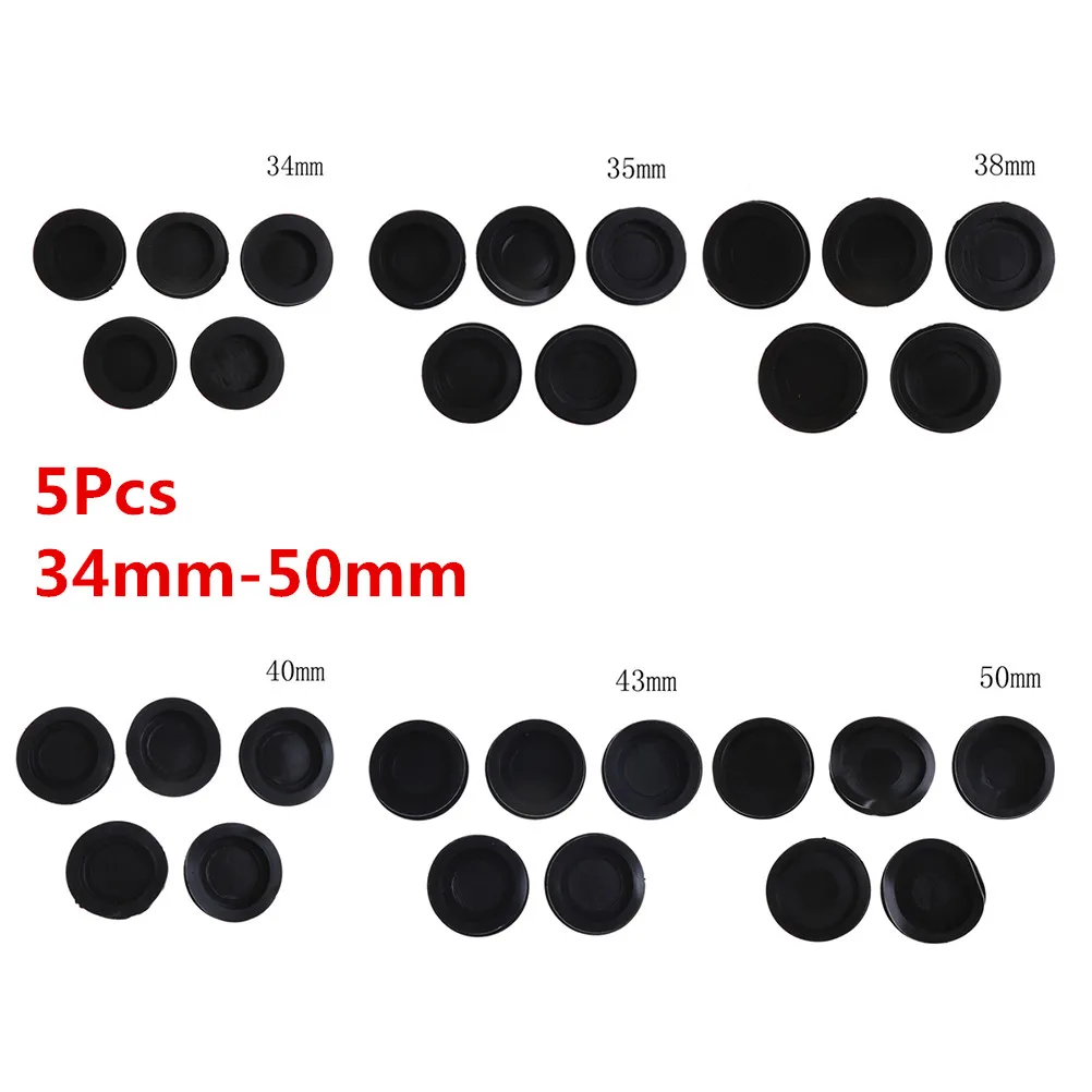 5 uds., 34mm-50mm, caja de goma para ahorrar dinero, hucha, Conector de cierre, tapa de tapón