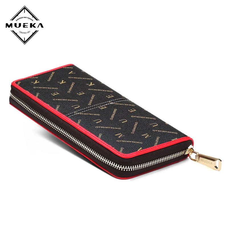 

Mueka Fashion Long Zipper Wallet Beautiful Girl Hand Holding Wallet