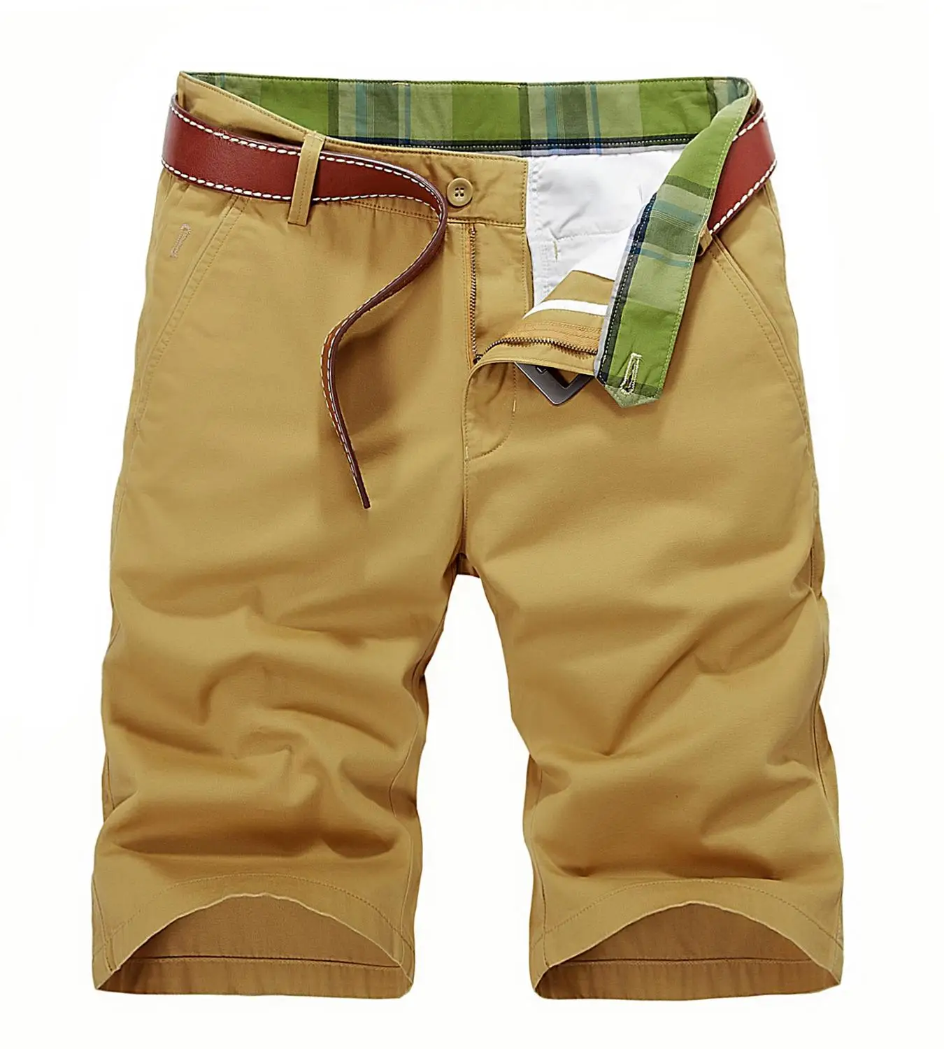 Low Price Men's Casual Shorts Summer New Loose Large Size Fashion Beach Pants Print Shorts Khaki Army Green High Quality Shorts Male