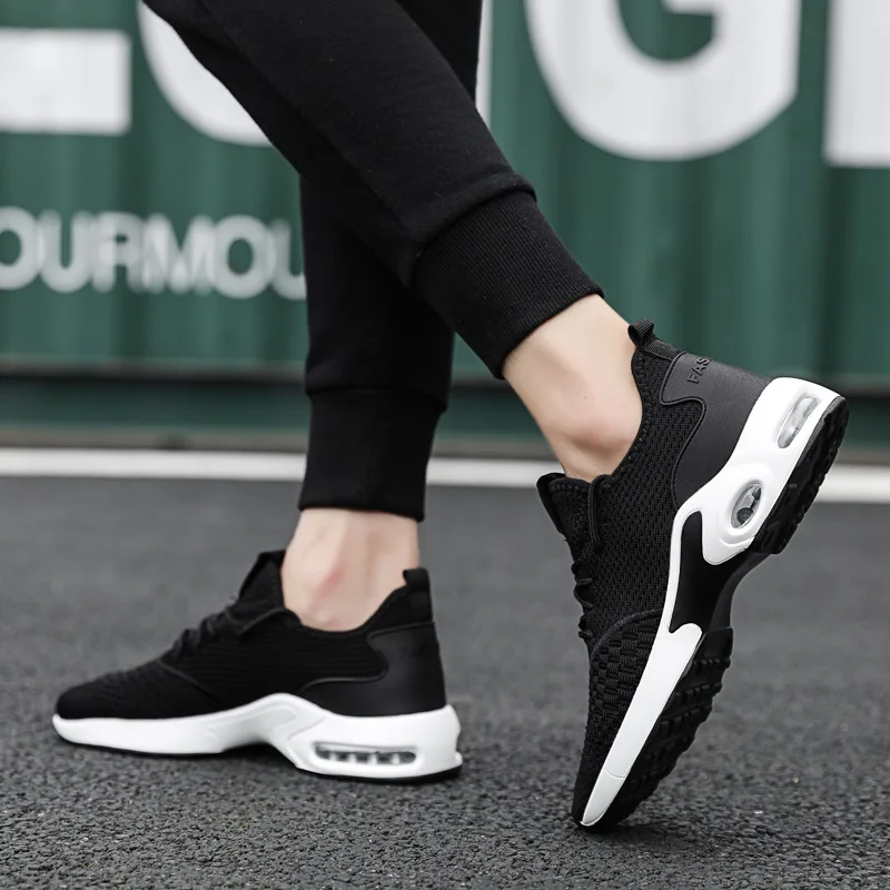 Новая легкая мужская спортивная обувь Sfit черные кроссовки удобные для бега