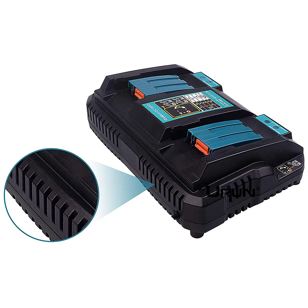 Быстрое зарядное устройство с двойной зарядкой 14,4 V/18 V DC18RD \ RC 3A для MAKITA SP99