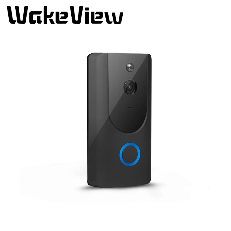 WakeView 1080P Smart Wireless WiFi Video Doorbell Intercom Phone Call Door Bell Camera IR Remote Record Home Security Monitoring