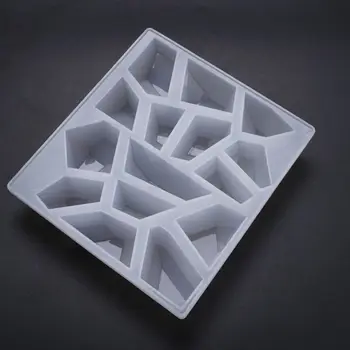 

Crystal Epoxy Resin Mold Irregular Stones Casting Silicone Mould DIY Making Tool N58F