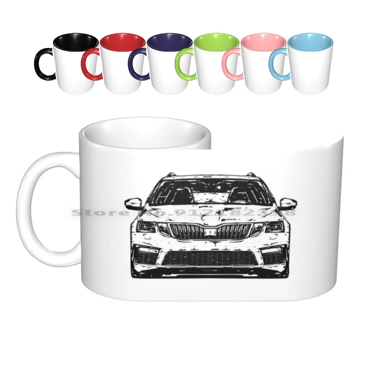 Octavia 3 Fl "Fols" Tazze In Ceramica Tazze Da Caffè Tazza Da Tè Al Latte Octavia 3 Rs Octavia 3 Rs Octavia 3 Rs Appassionato Octavia 3 Rs
