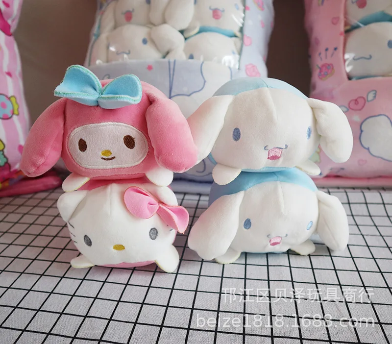 Розовый сердце девушки милый мультфильм KT My Melody da er gou большой мешок пудинга MacBook собака подушка