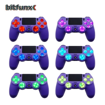 

Bitfunx Joystick Caps LED Light Modchip Kit For PS4 Playstation 4 Controller DIY Thumb Sticks Multi-colors