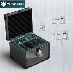 Yottamaster – étui de protection pour disque dur, B1 B6, antichoc, Anti statique et Anti poussière, pour casque U disk NVME PSSD 