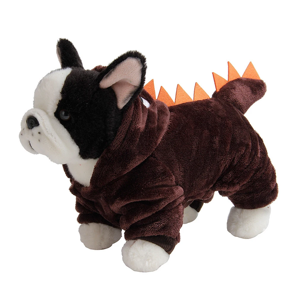 Вечерние костюмы для Хэллоуина, одежда для собак в форме динозавра, Комбинезоны для домашних животных, куртка для щенка, одежда для косплея DIY