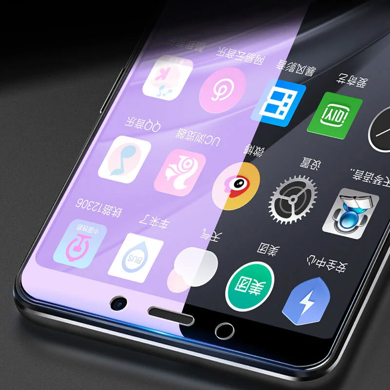 Закаленное стекло с защитой от синего излучения для Samsung Galaxy S6 J6 J8 A9 A5 A6 A7 A8 Plus 2018 J2