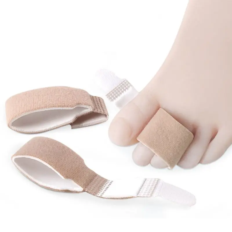 Unisex Toe Splints Hammer Straightener Bandage Wrap Finger Separator Big Toe Alignment Protector Hallux Valgus Corrector Sleeves
