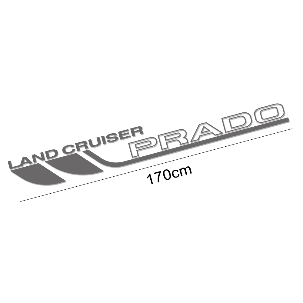 2 шт 170 см наклейки на талию для автомобильной двери для Toyota Land Cruiser Prado Авто виниловые накладки для внедорожников автомобильные аксессуары